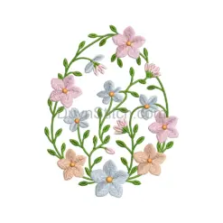 Delicate Pastel Flower Wreath