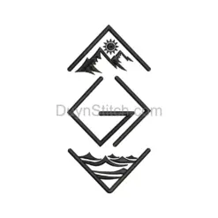 Mountain Adventure Embroidery