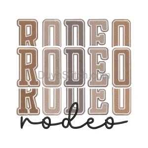 Western Rodeo Embroidery