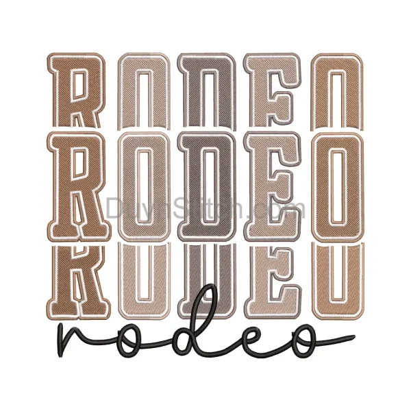 Western Rodeo Embroidery