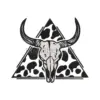 Western Bull Skull Embroidery