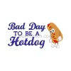 Bad Day Hotdog Embroidery