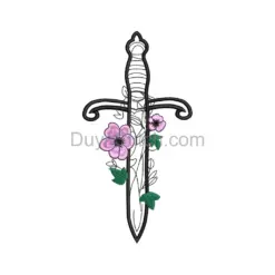 Sword & Floral Elegance