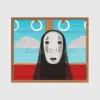 Kaonashi Embroidery Design, No Face Spirited Away Pattern for Clothing and Accessories