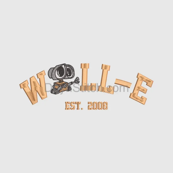 WALL-E Embroidery