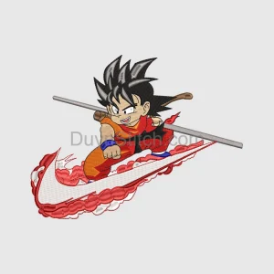 Anime Martial Artist Embroidery