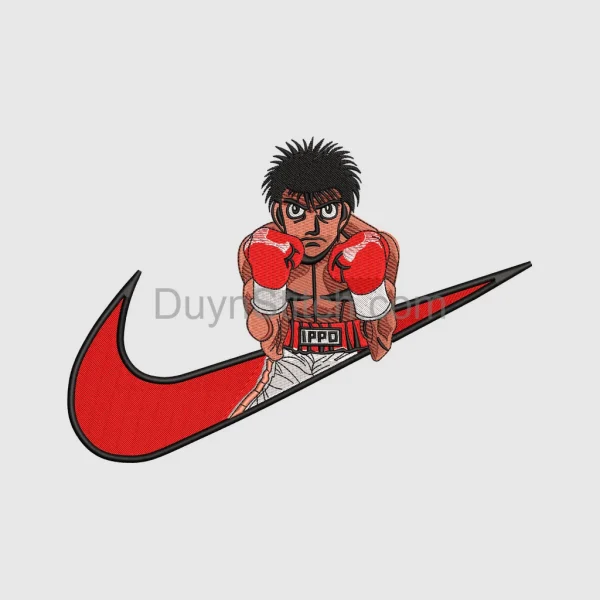 Boxing Anime Character Embroidery