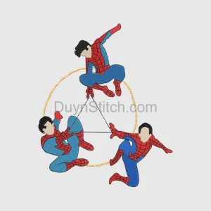 Spider-Man Dynamic Embroidery