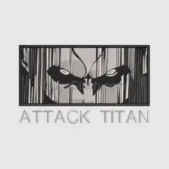 Attack Titan Embroidered Design