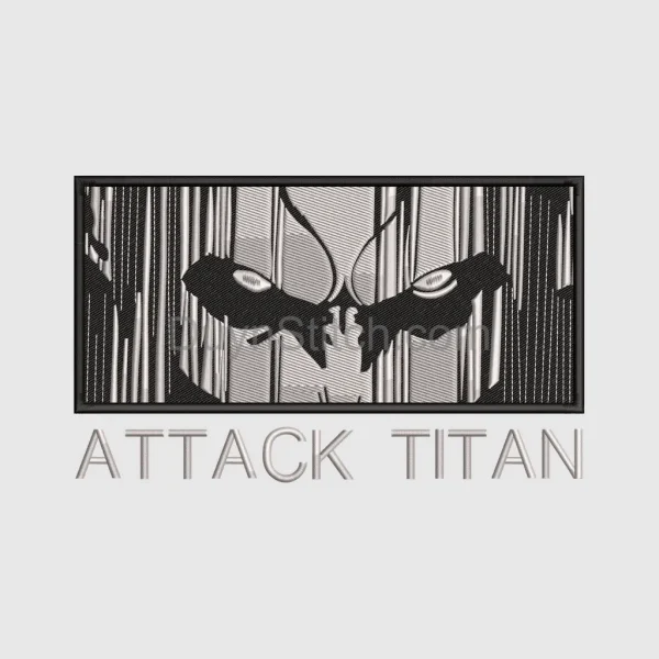 Attack Titan Embroidered Design