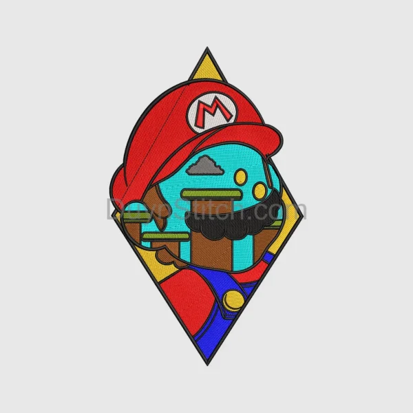 Mario Super Mario Embroidery Patch