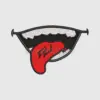 Cartoon Mouth with Tongue Patch