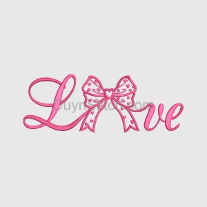 Embroidered Love Embroidery