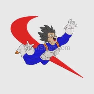 Possibly Vegeta Inspired Embroidery