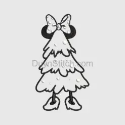 Whimsical Polka Dot Christmas Tree