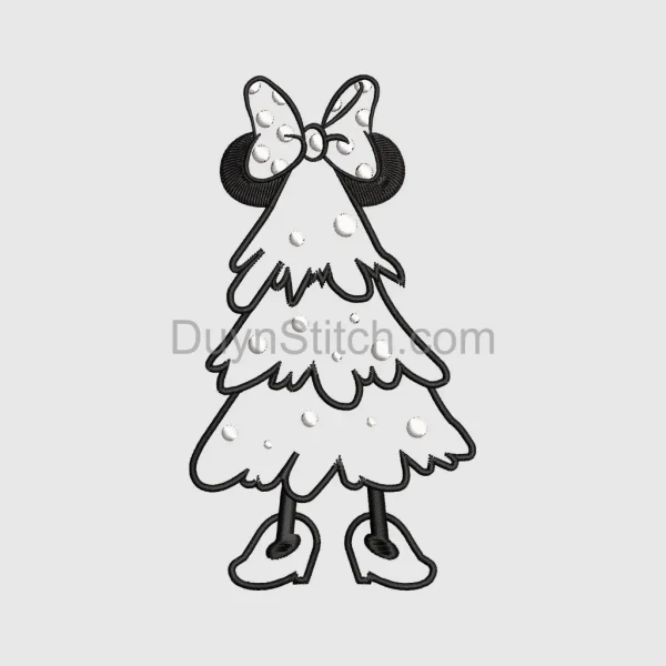 Whimsical Polka Dot Christmas Tree