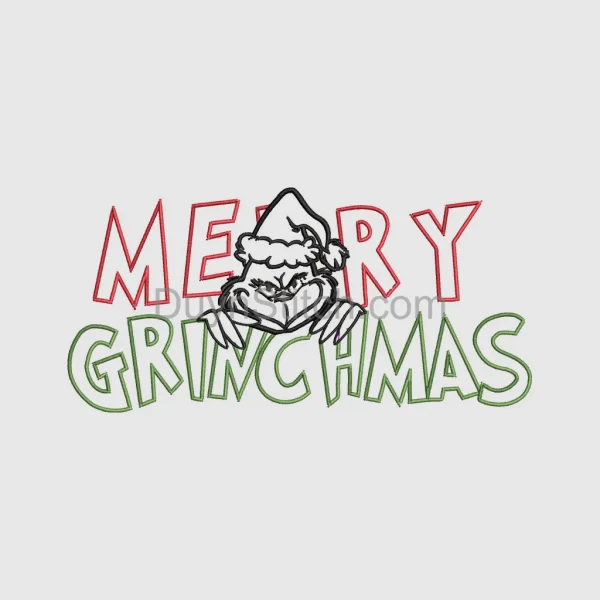 Grinchmas  Embroidery