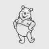 Playful Bear Character Embroidery