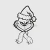 Grinch-Inspired Christmas Embroidery