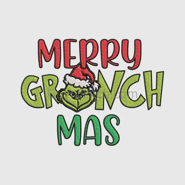 Merry Grinchmas  Embroidery