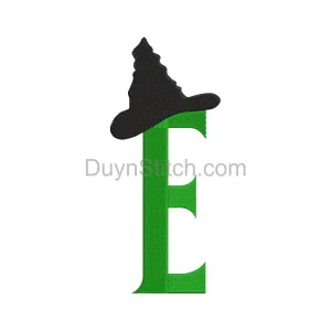 Magical Embroidered Letter E