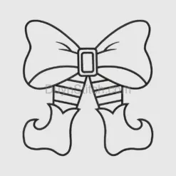 Elegant Bow Embroidery