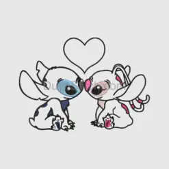 Chibi Dragon Romance Embroidery