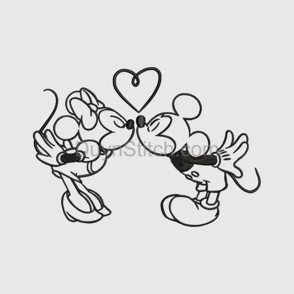 Mickey & Minnie Romantic  Art