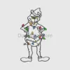 Grinch Christmas Lights Embroidery