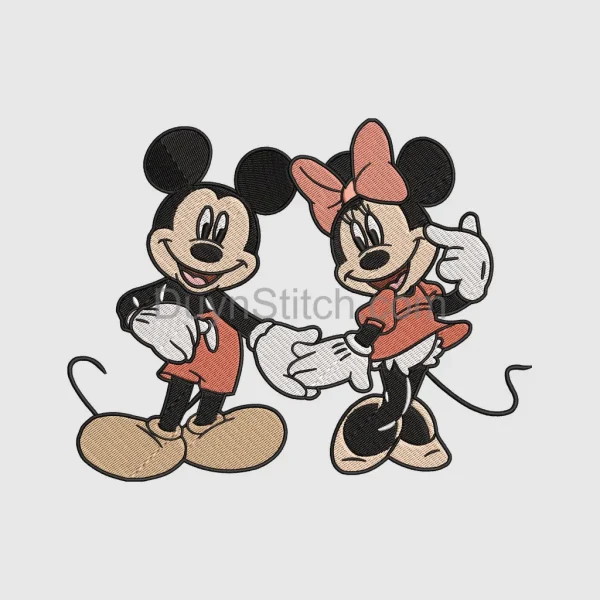 Mickey and Minnie Embroidery