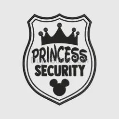 Princess Security Shield Embroidery