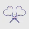 Heart-shaped Balloon Embroidery