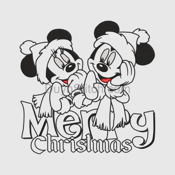 Mickey and Minnie Christmas Joy