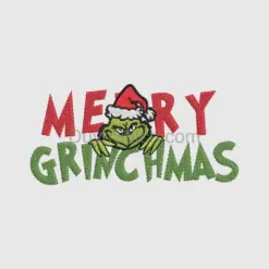 Merry Grinchmas Embroidery