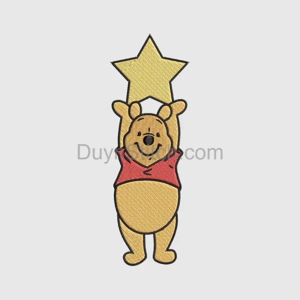 Winnie the Pooh with Star
