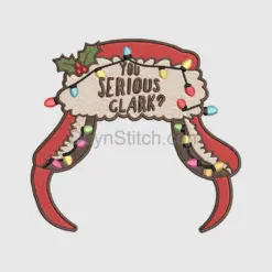 Christmas Movie Quote Embroidery