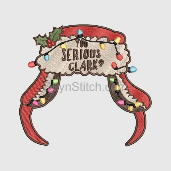 Christmas Movie Quote Embroidery