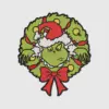 Grinch Christmas Wreath Embroidery