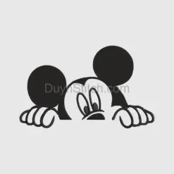 Cartoon Mouse Silhouette