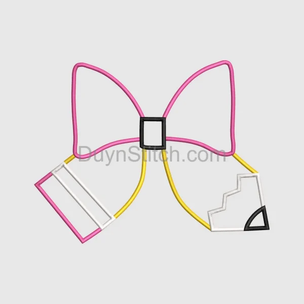 Colorful Line Art Bow