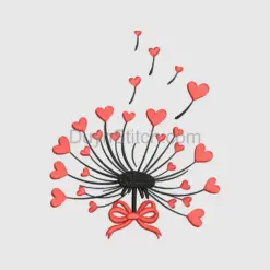 Heart Dandelion of Love