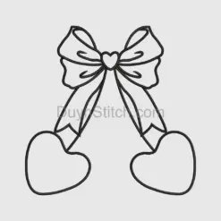 Applique bow