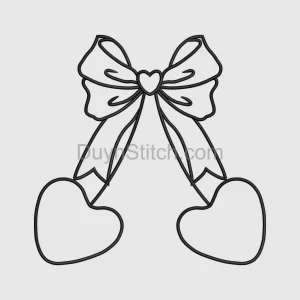 Applique bow