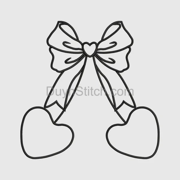 Applique bow