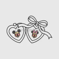 Disney Heart Characters Embroidery
