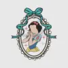 Snow White Embroidered Portrait