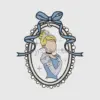Cinderella Embroidered Cameo Embroidery