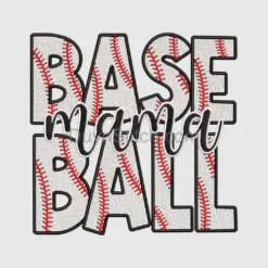Baseball Mama Embroidery