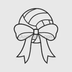 Bow-tied Hair Embroidery
