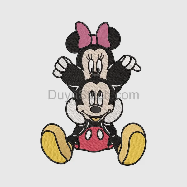 Mickey and Minnie Mouse Fun Embroidery